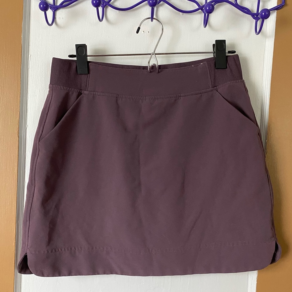 Purple athletic skirt (built-in shorts)